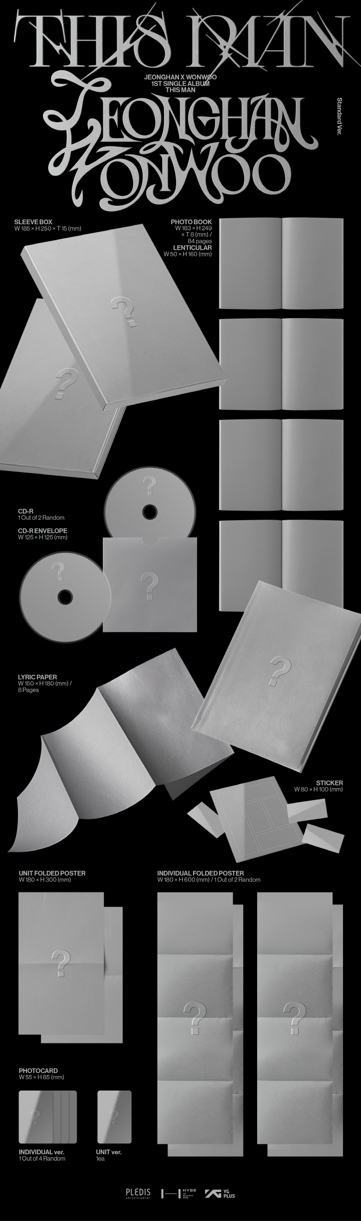 JEONGHAN X WONWOO (SEVENTEEN) - 1st Single Album [THIS MAN